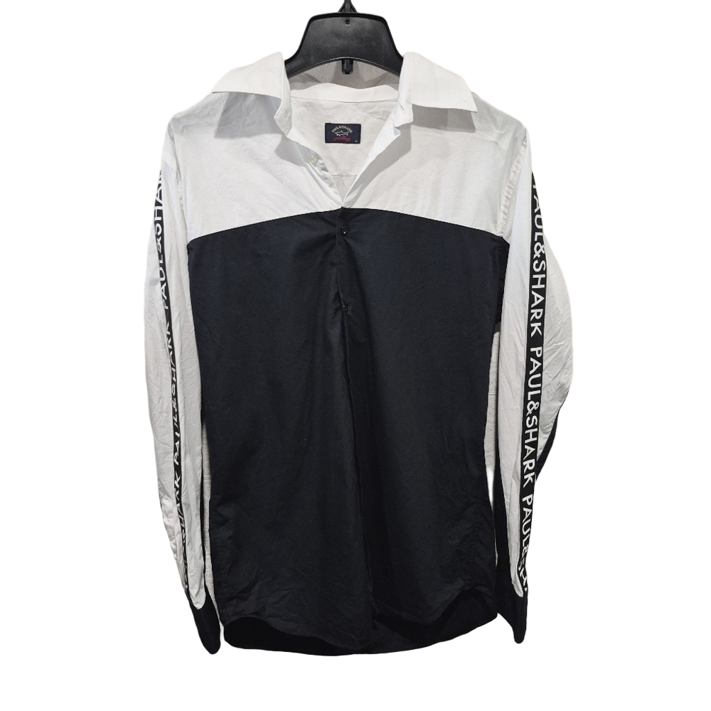Paul & Shark Colourblock Button Down Long Sleeve Shirt